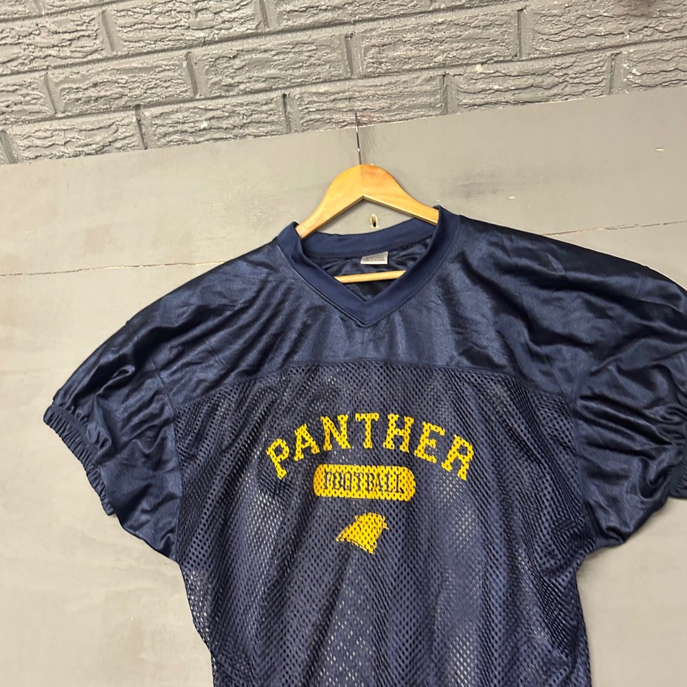 Pro Down Champ Panther‎ Football Mesh Practice Jersey Navy Blue Mens L/XL